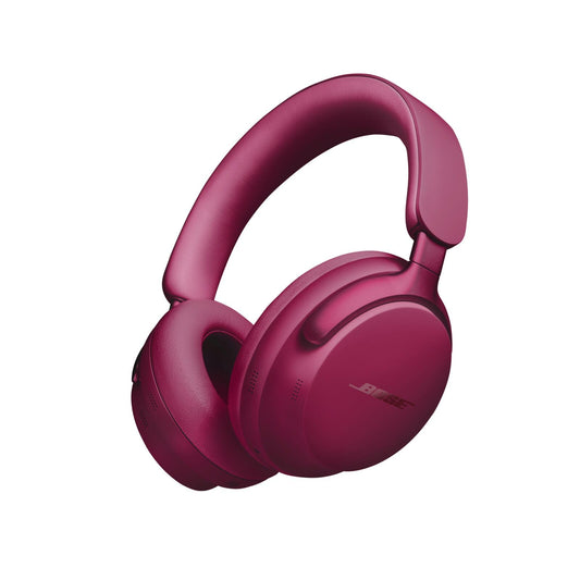 Bose QuietComfort Ultra Bluetooth Headphones, Wireless Headphones with Spatial Audio, Over Ear Noise Cancelling with Mic, Up to 24 Hours of Playtime, Deep Plum - Limited Edition Color